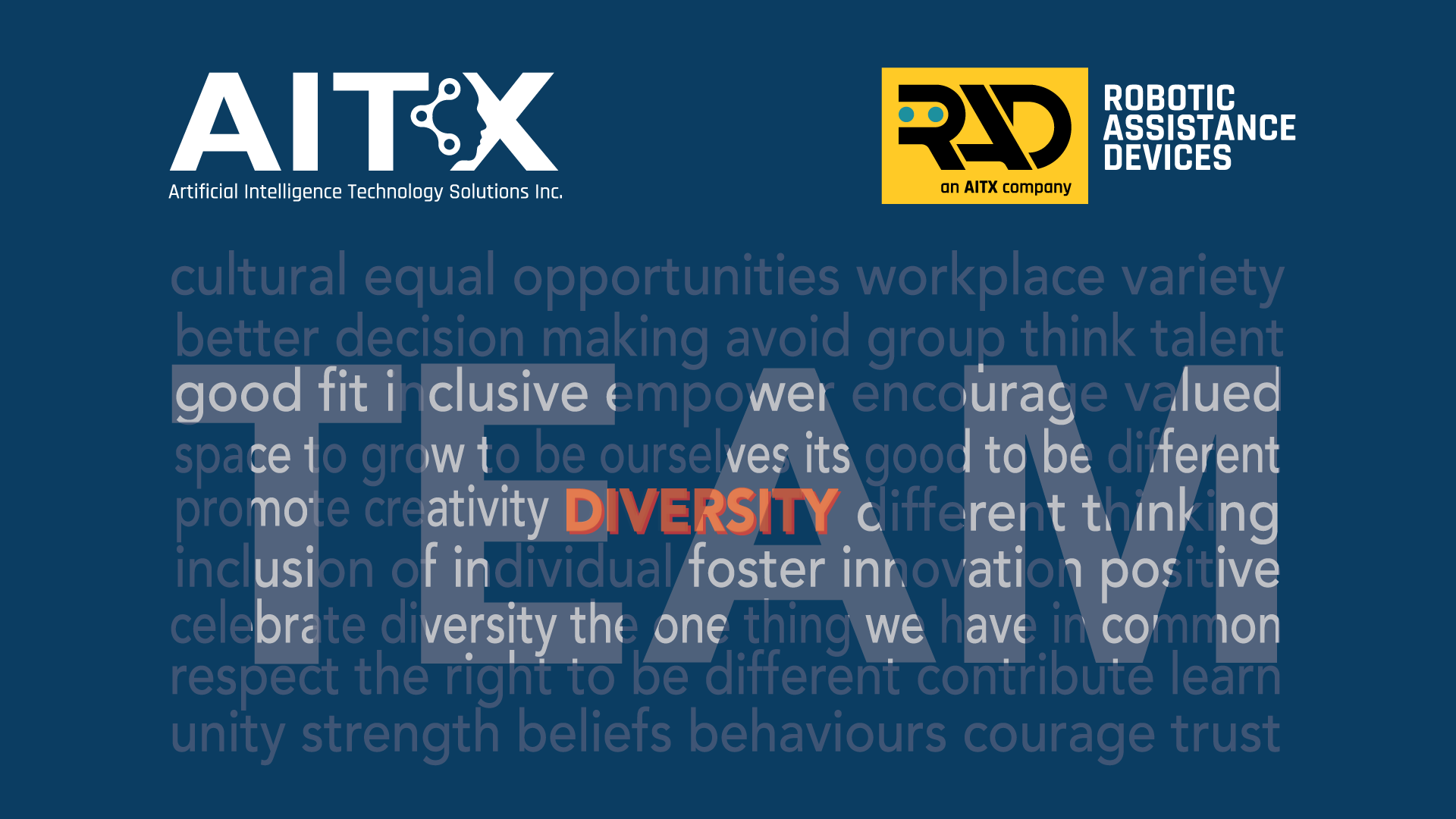 AITX and RAD have released their 2022 Workforce Diversity Survey findings