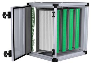 GlidePack MultiTrack HVAC Air Filter Housing - Medical, Commercial Applications