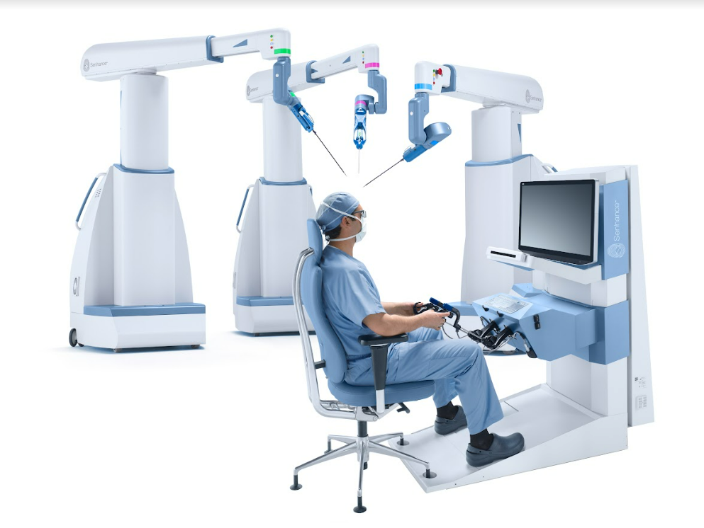 Senhance Surgical System is the first of its kind digital laparoscopic platform providing surgical assurance through haptic feedback, eye-tracking camera control, 3D visualization and 3mm instruments.