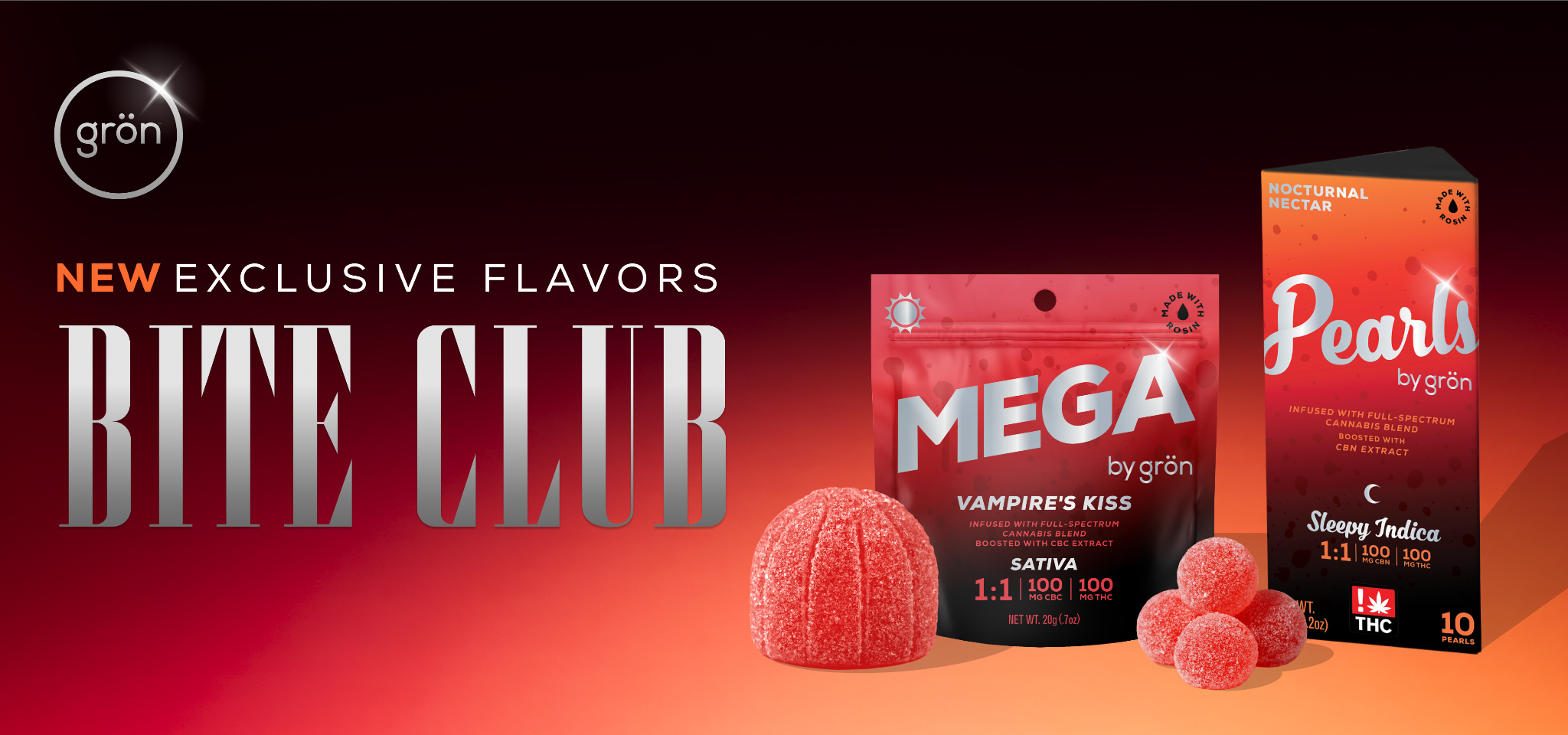 Grön kicks off Halloween with seasonal exclusives Nocturnal Nectar Pearls and Vampire’s Kiss MEGA