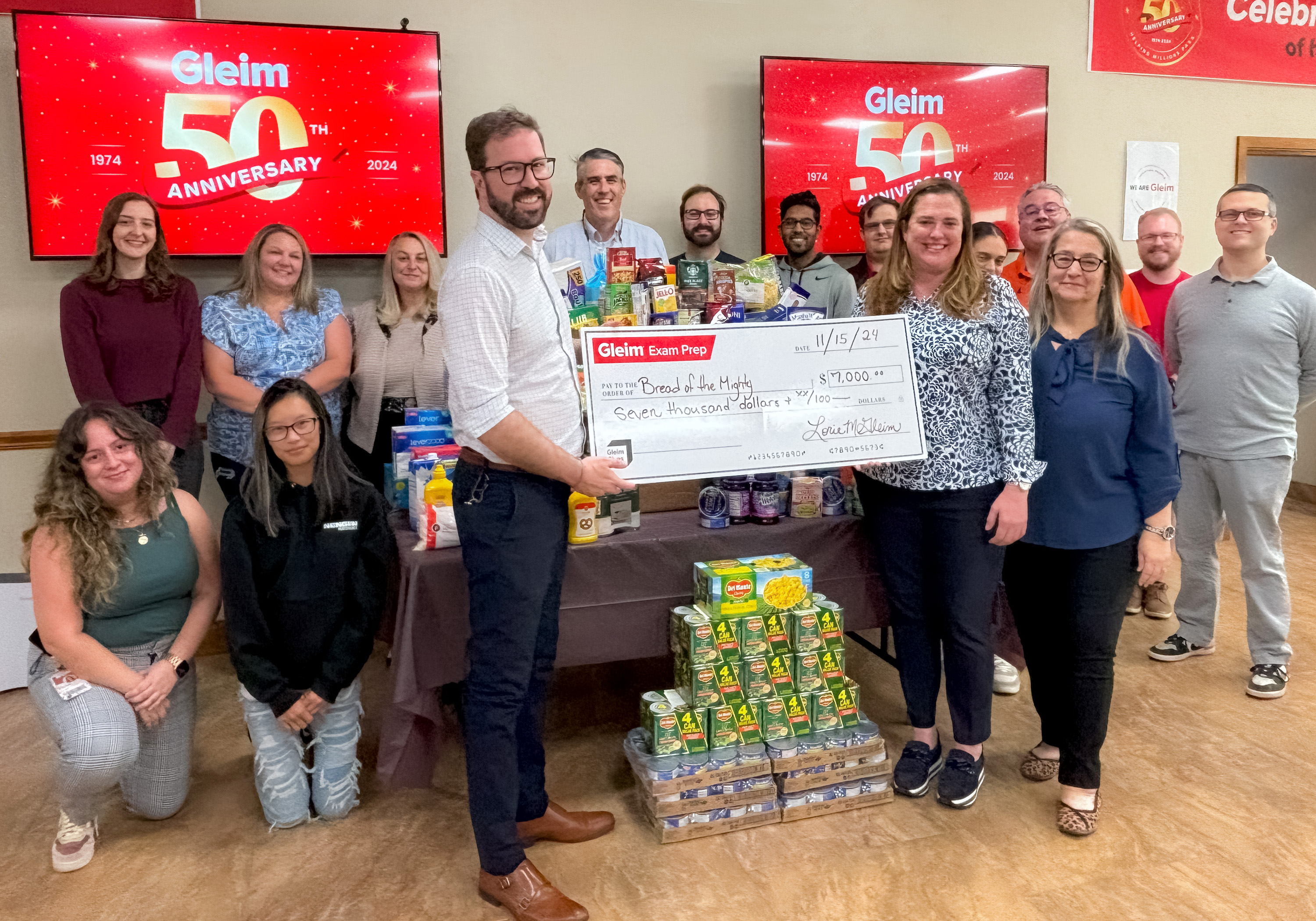 Gleim Feeding Families Charitable Campaign