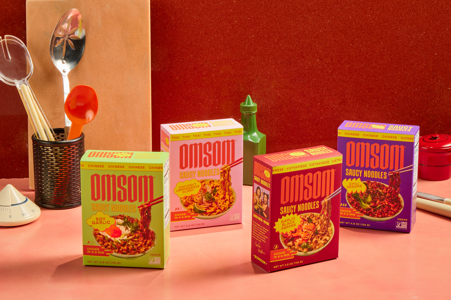 Omsom’s New Line of Saucy Noodles Launches in Whole Foods Market Nationwide