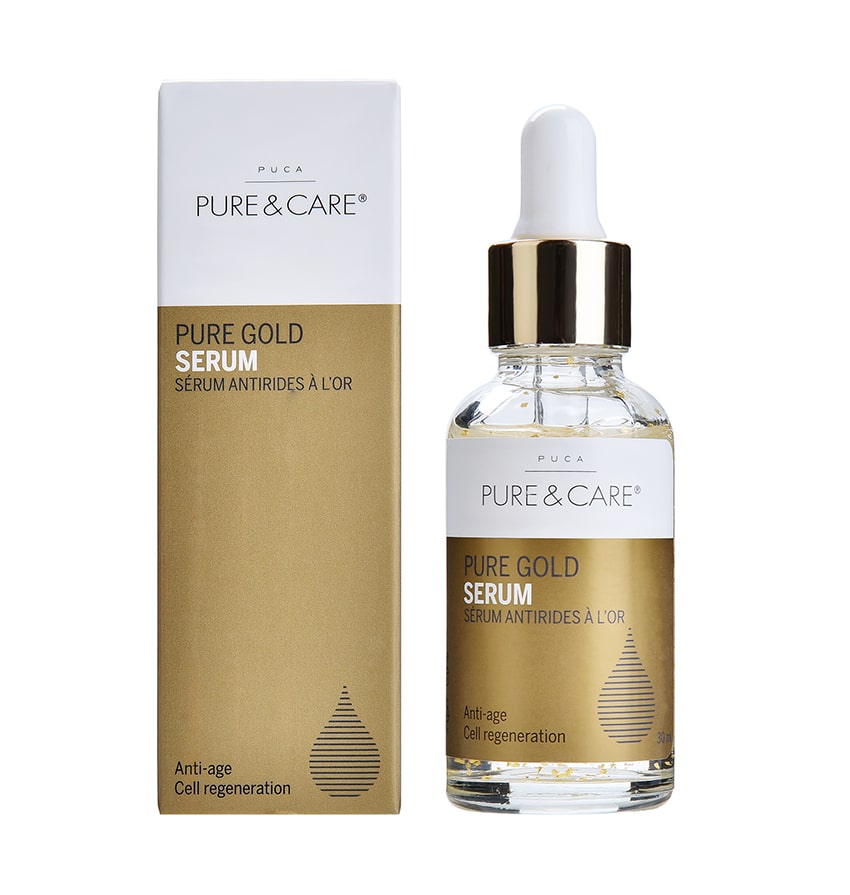 One of PUCA Pure and Care skincare products coming to America is Pure Gold Serum, which contains 24K gold, helps stimulates the skin’s natural collagen to keep the skin looking plump and firm. The serum maintains the skin’s youthful appearance.
