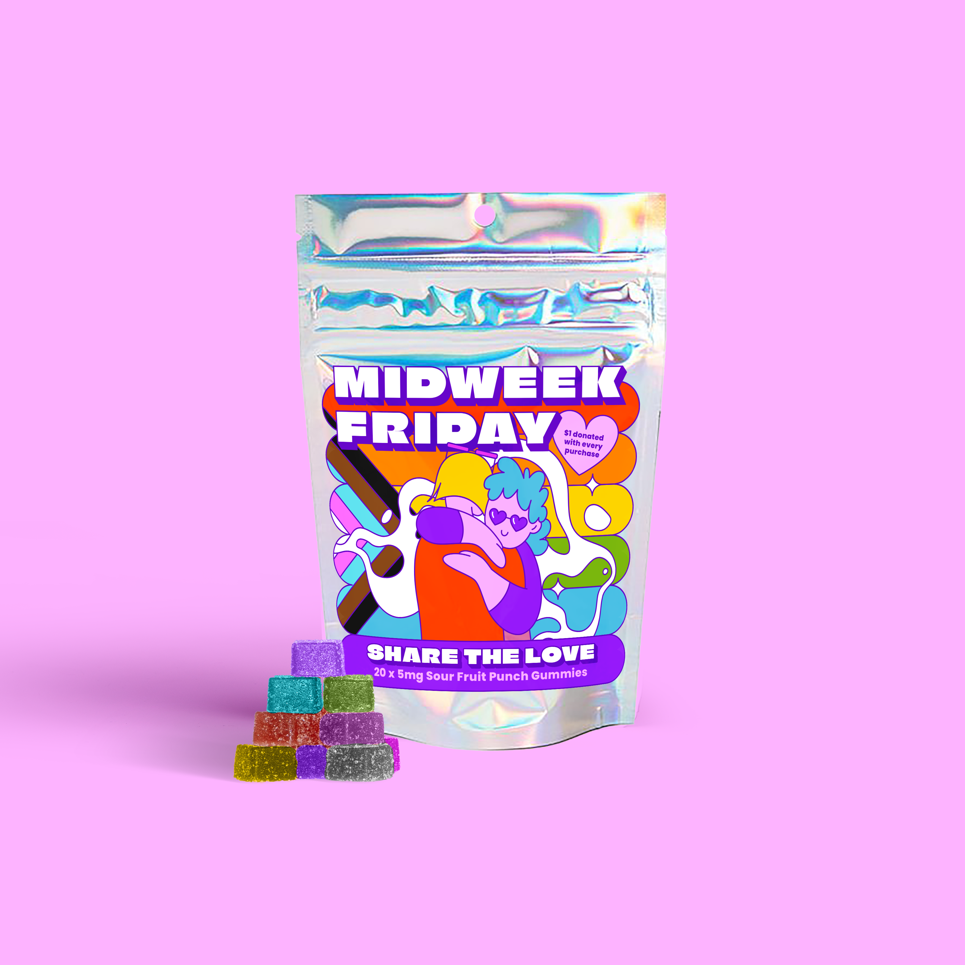 Midweek Friday Pride Gummies for Pride Month Fundraiser with Howard Brown
