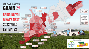 GLG Assessment Tour Ontario Yield Map 2022
