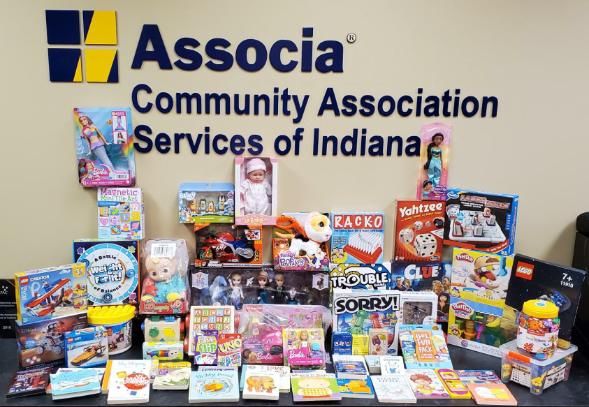 Associa Community Association Services of Indiana holds toy drive to benefit Toys for Tots.
