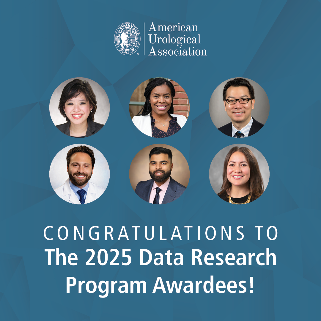 The American Urological Association (AUA) is pleased to select six research teams as recipients of the 2025 AUA Data Research Program.