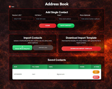 Enhanced Address Book
