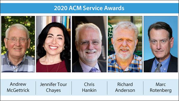 ACM, the Association for Computing Machinery, today recognized five individuals with awards for their exemplary service to the computing field. Working in diverse areas, the 2020 award recipients were selected by their peers for longstanding efforts that have strengthened the community. This year’s ACM award recipients made important contributions in areas including computing curriculum; increasing the participation of women in computing; strengthening ACM’s presence in Europe; leading technology policy efforts; and bridging the fields of computer science, education, and global health.
