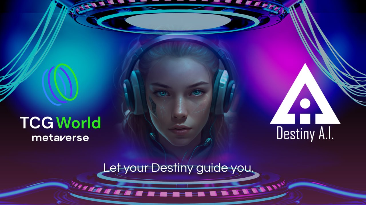 TCG World Partners with Destiny AI to Bring Artificial Intelligence to the Metaverse.