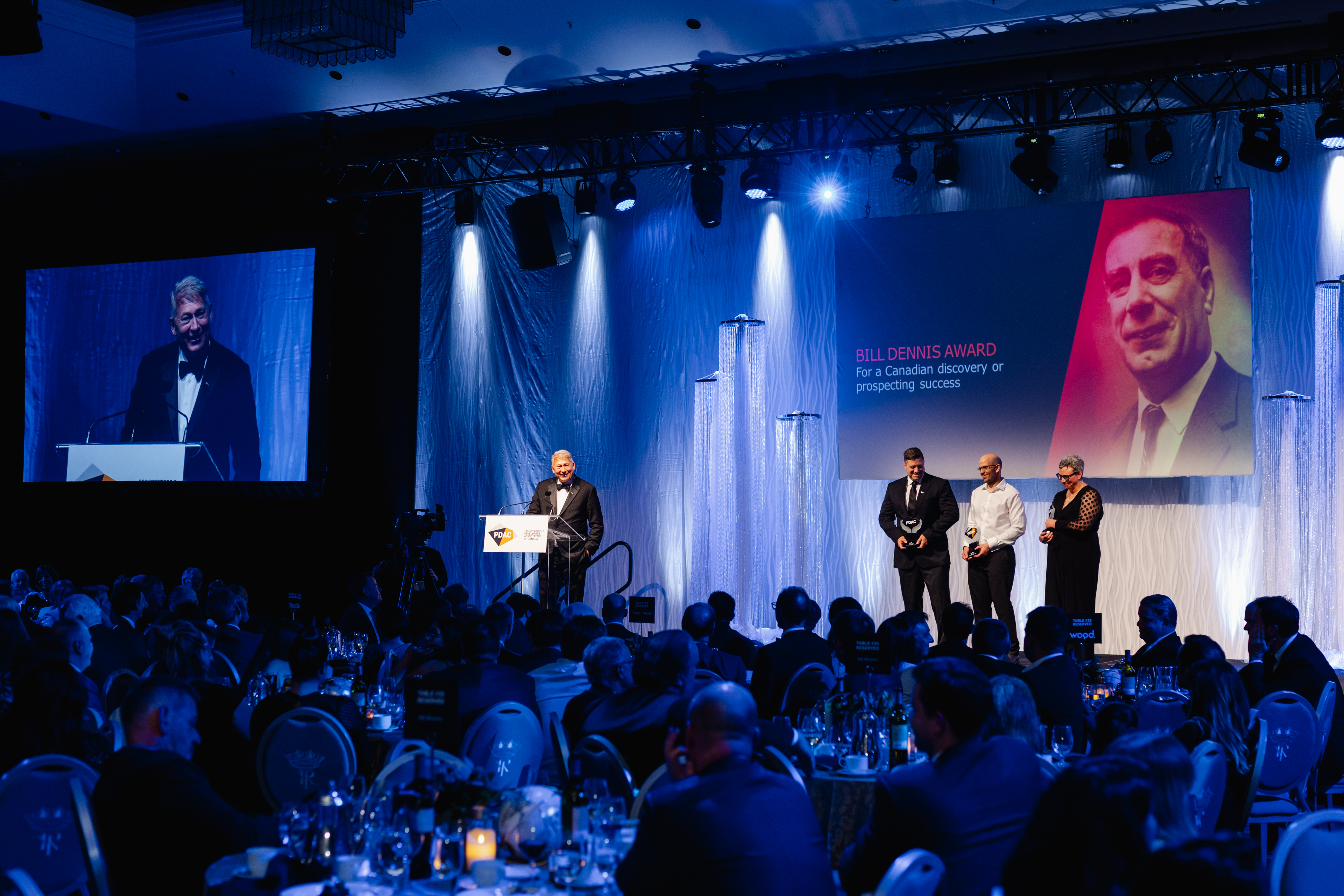 The PDAC Awards Gala & Nite Cap will celebrate excellence in the mineral exploration and mining industry on March 4, 2025 at the Fairmont Royal York Hotel in Toronto.