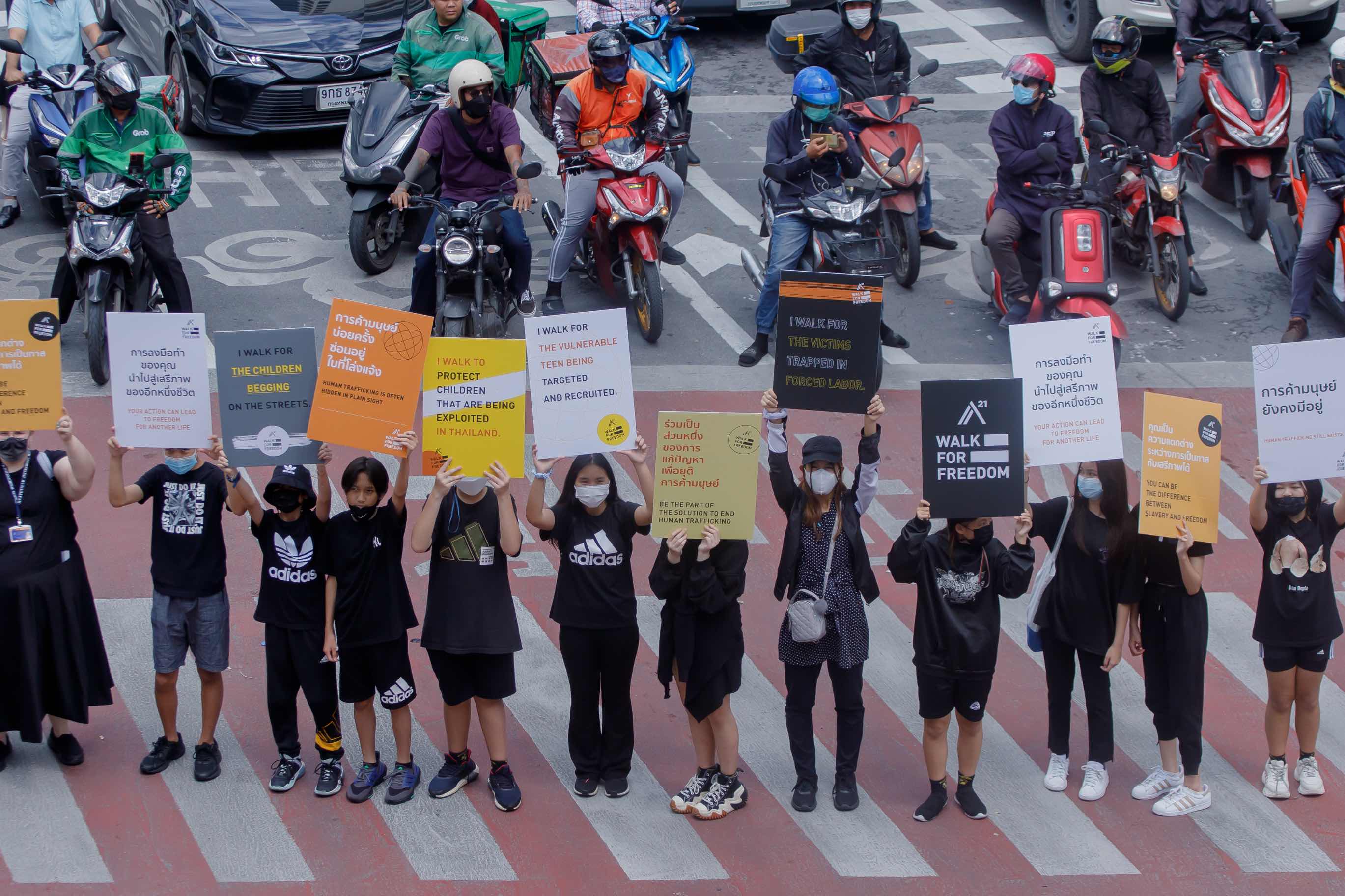 Walk for Freedom in Bangkok, Thailand