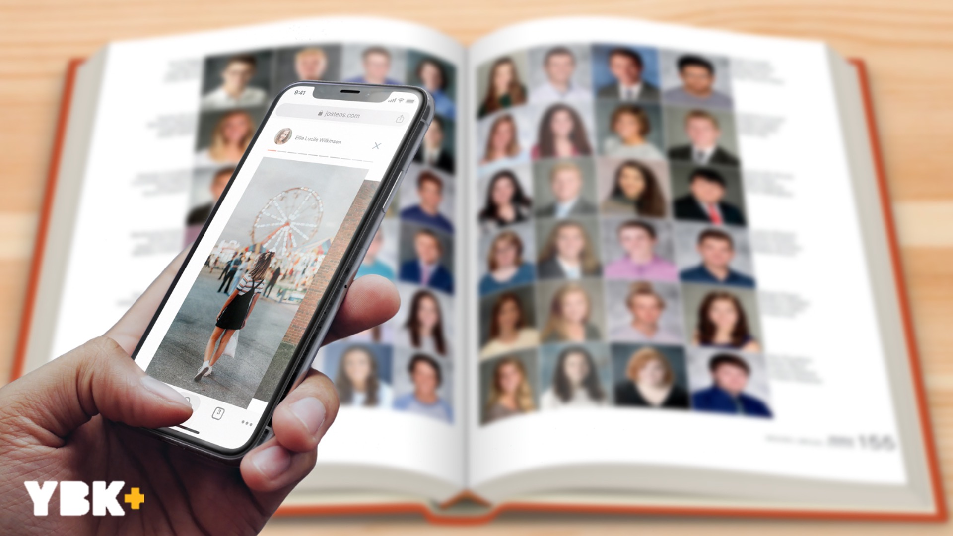 Jostens patent-pending YEARBOOK+ digitally unlocks photos uploaded by students to personalize their yearbook experience.  