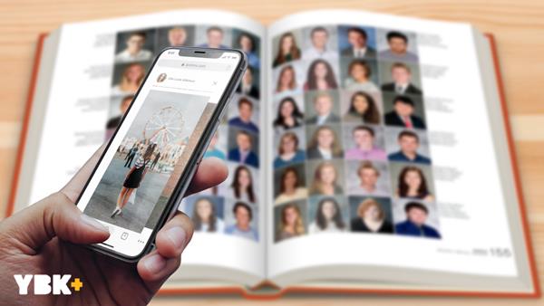Jostens patent-pending YEARBOOK+ digitally unlocks photos uploaded by students to personalize their yearbook experience.  