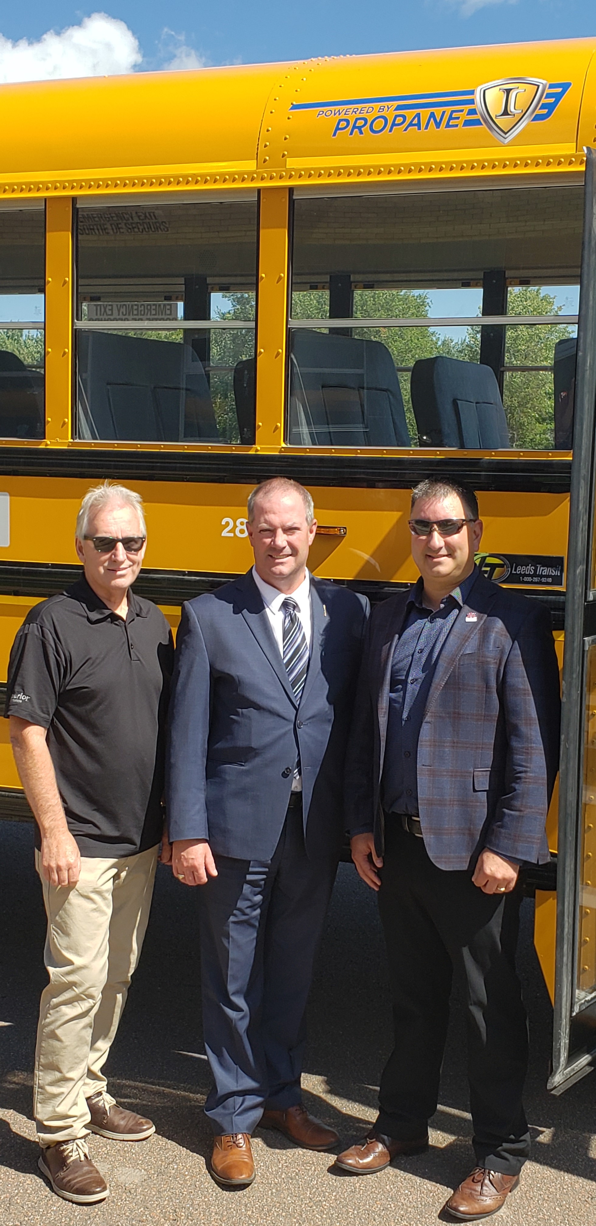 Le Nouveau-Brunswick, en tête du Canada atlantique avec les autobus scolaires au propane