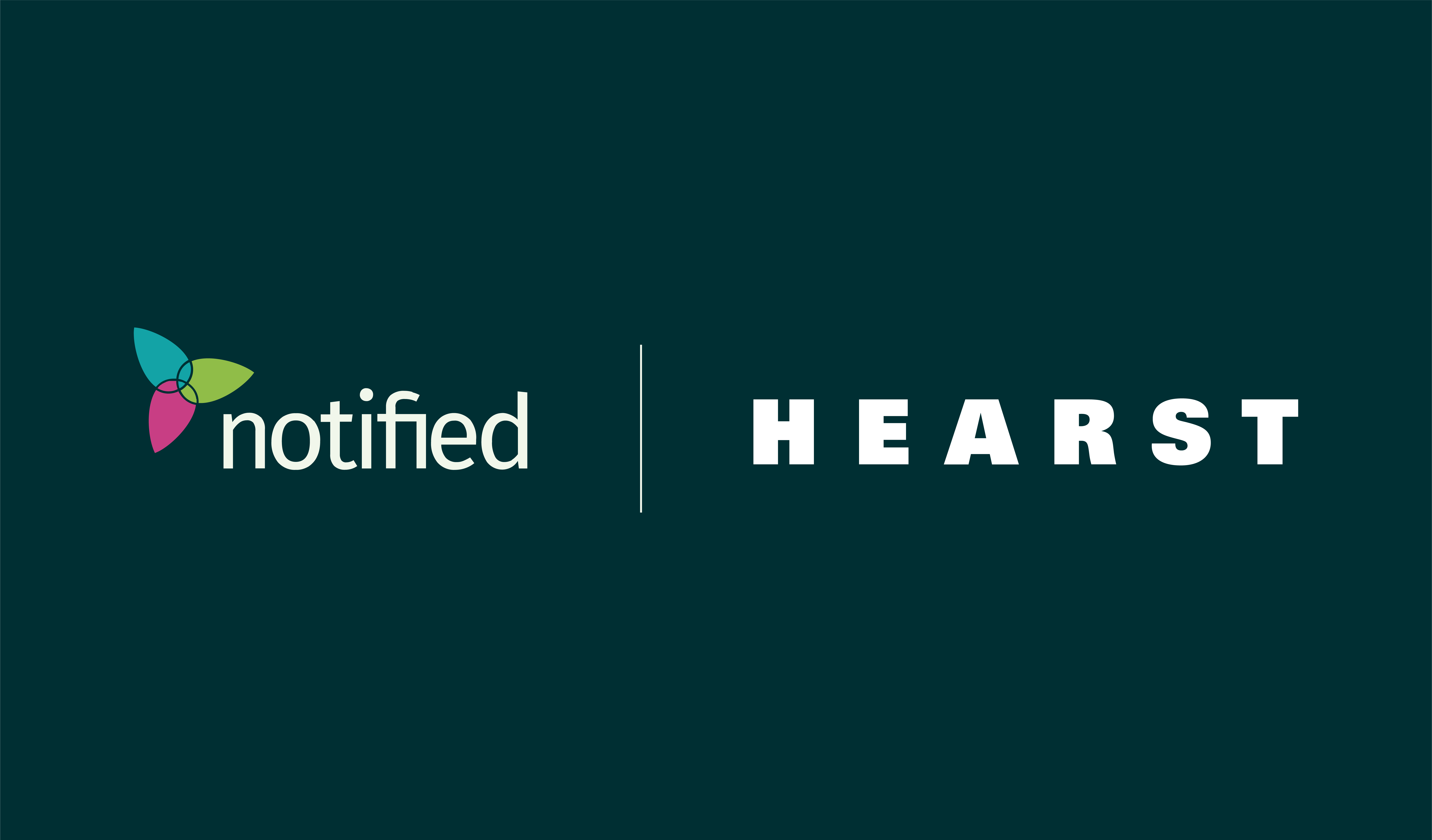 Notified and Hearst Media logos
