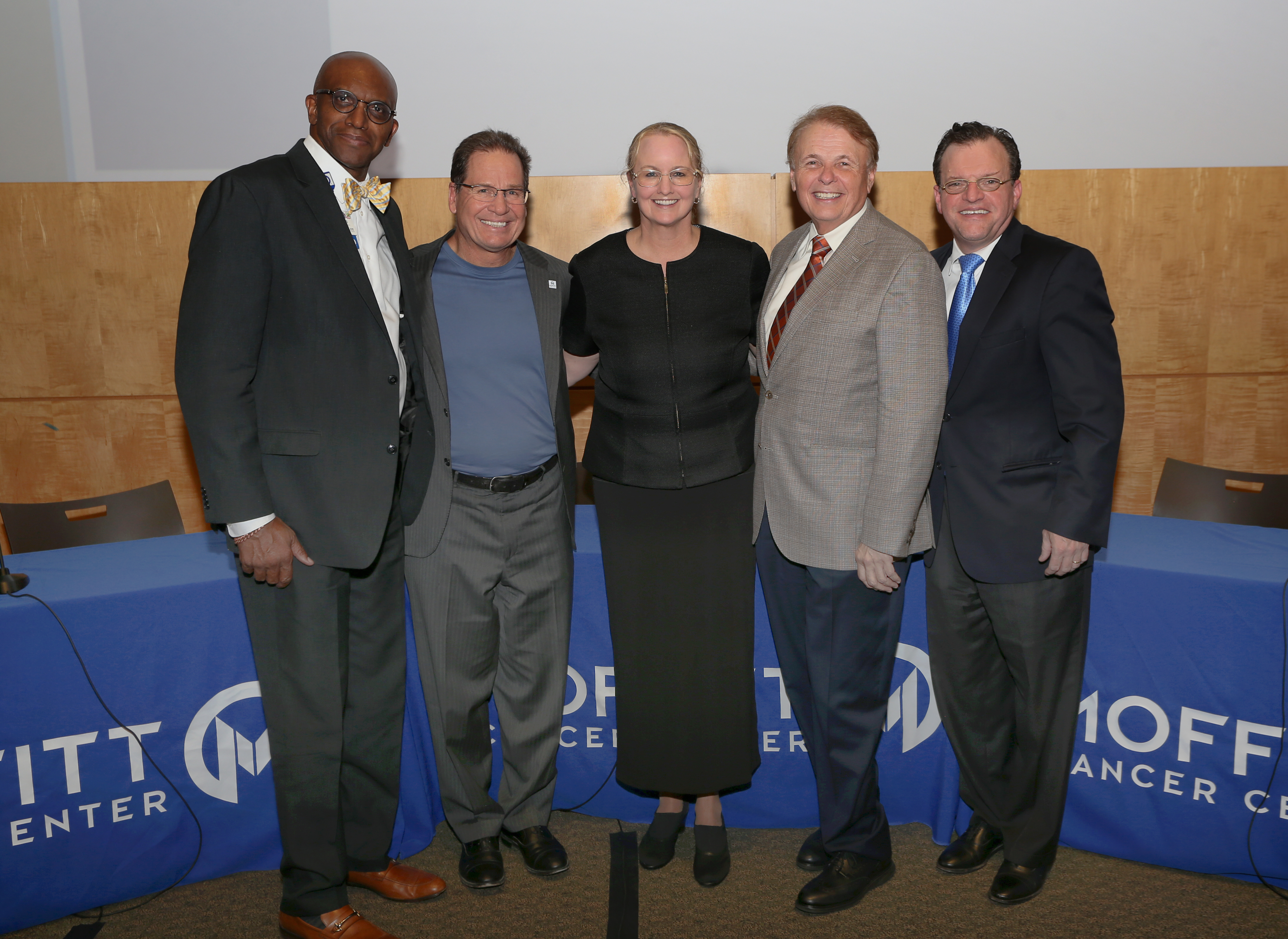 Left to Right Dr. B. Lee Green , Dr. Douglas Letson, Dr. Sarah Hoffe, Dr. Larry R. Thompson, Dr. Jason Fleming