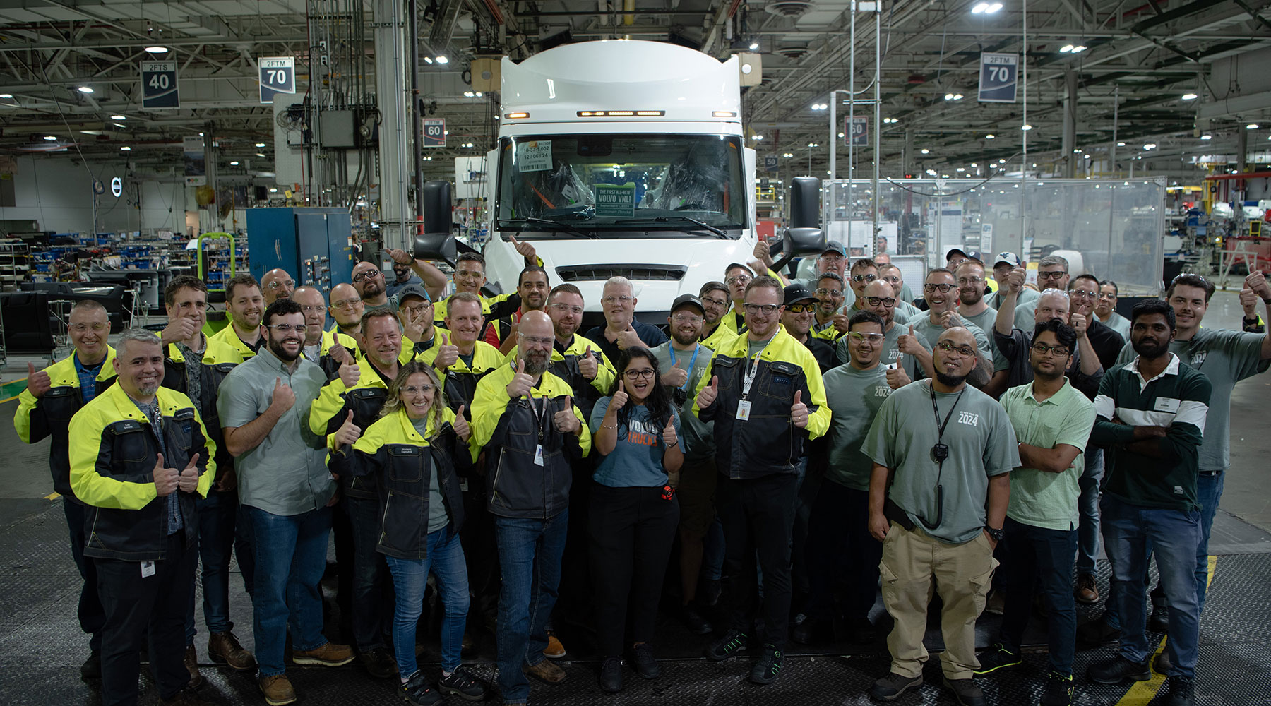 Volvo Trucks North America has officially commenced commercial production of the all-new Volvo VNL at the 2.3-million-square-foot New River Valley assembly plant, located in Dublin, Virginia.