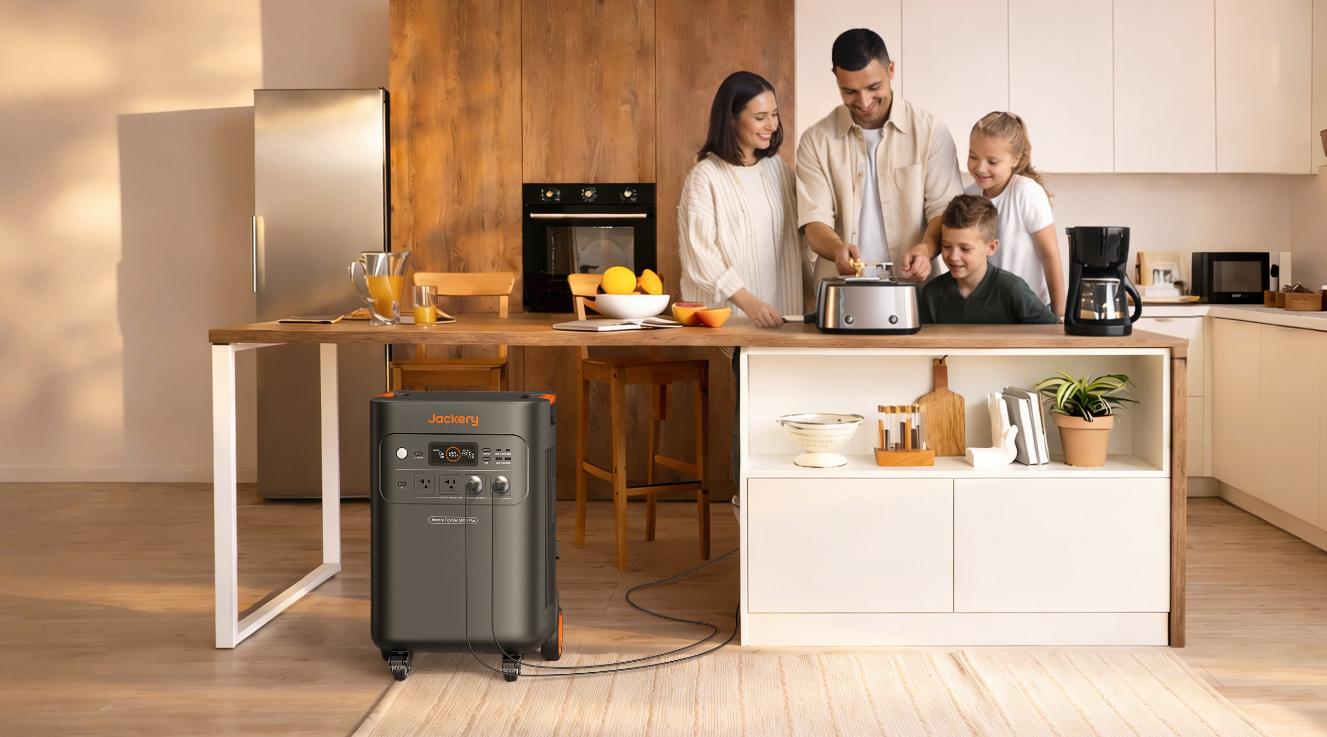 Jackery Explorer 5000 Plus Powers the Heart of the Home