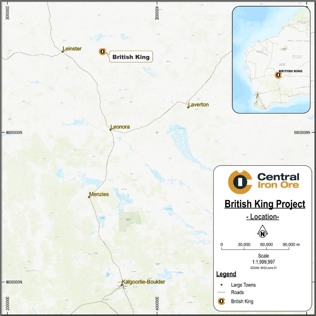 British King Project Location