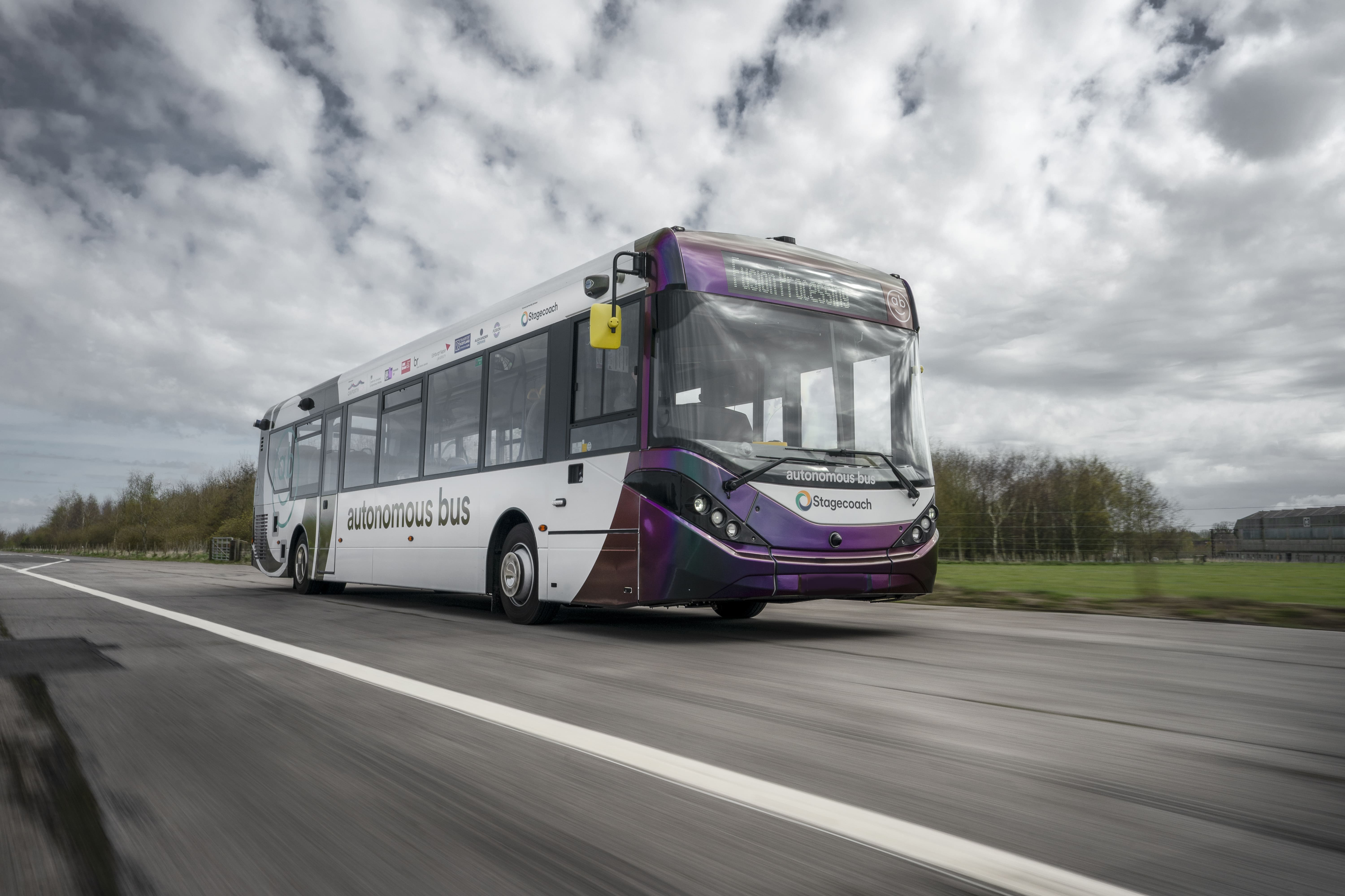 NFI autonomous ADL Enviro200 buses begin on-route testing in Scotland