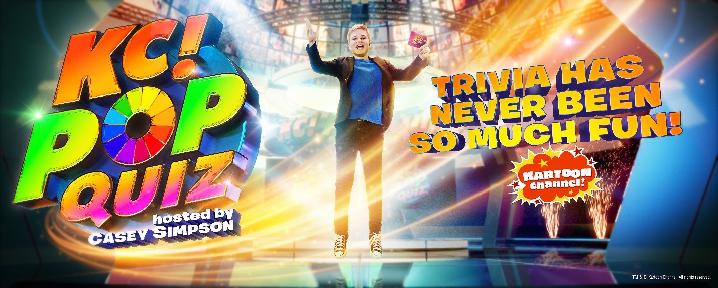 GENIUS BRANDS’ FIRST LIVE-ACTION ORIGINAL SERIES, “KC! POP QUIZ,” PREMIERES EXCLUSIVELY ON KARTOON CHANNEL!: Genius Brands to Deliver 140 Episodes of Trivia Gameshow Series Hosted By Influencer and Former Nickelodeon Star Casey Simpson