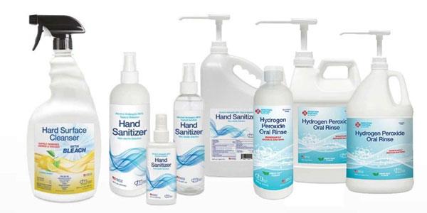 Infection Control by DenMat.  We offer an infection control product line featuring a hydrogen peroxide oral rinse, hand sanitizer and a multi-surface cleanser with bleach. Our infection control products are made in our manufacturing facility in California, USA under FDA guidelines.