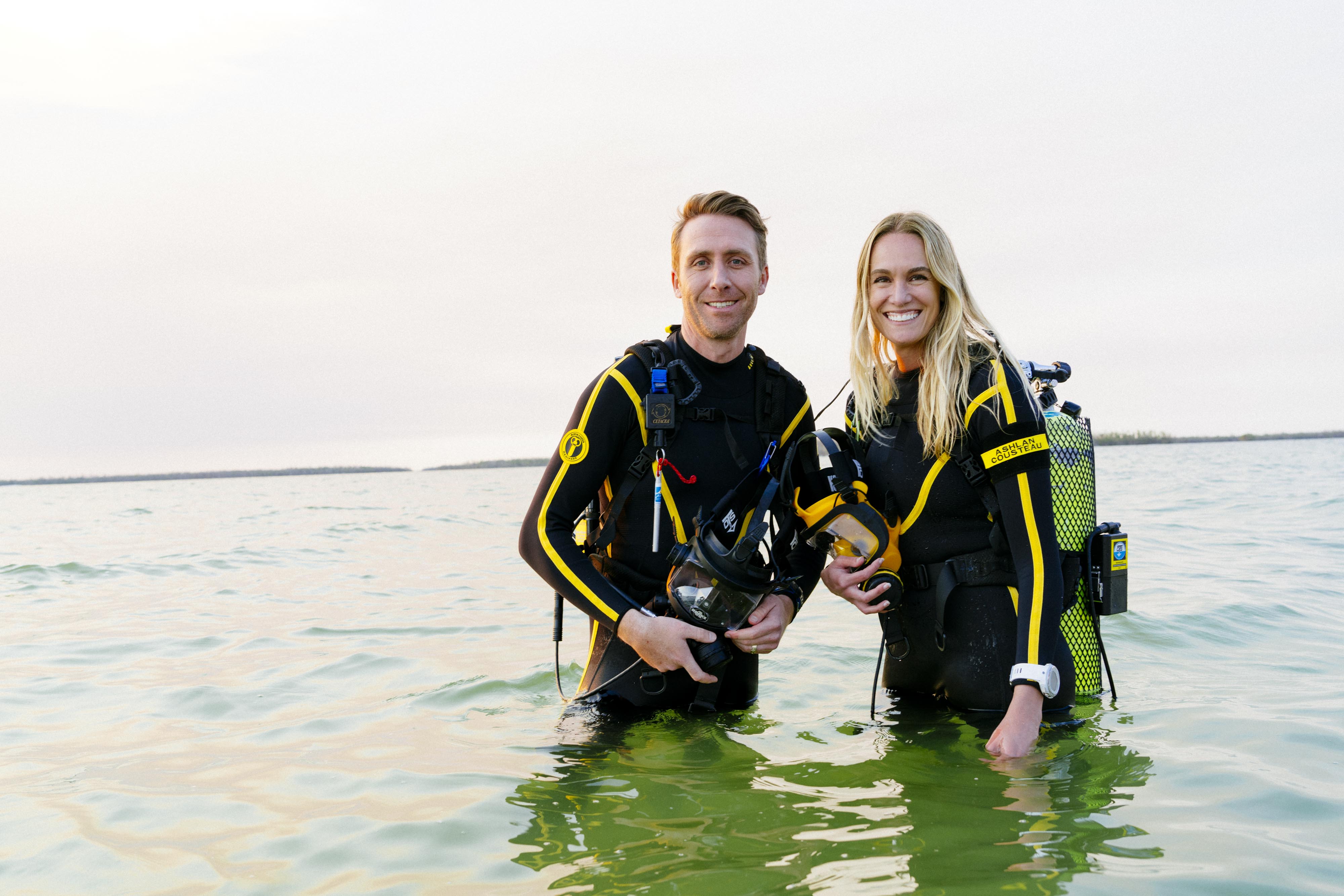SeaWeed Naturals Founders Ashlan and Philippe Cousteau 