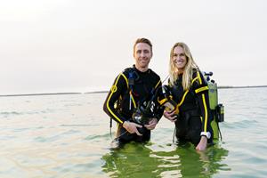 SeaWeed Naturals Founders Ashlan and Philippe Cousteau 