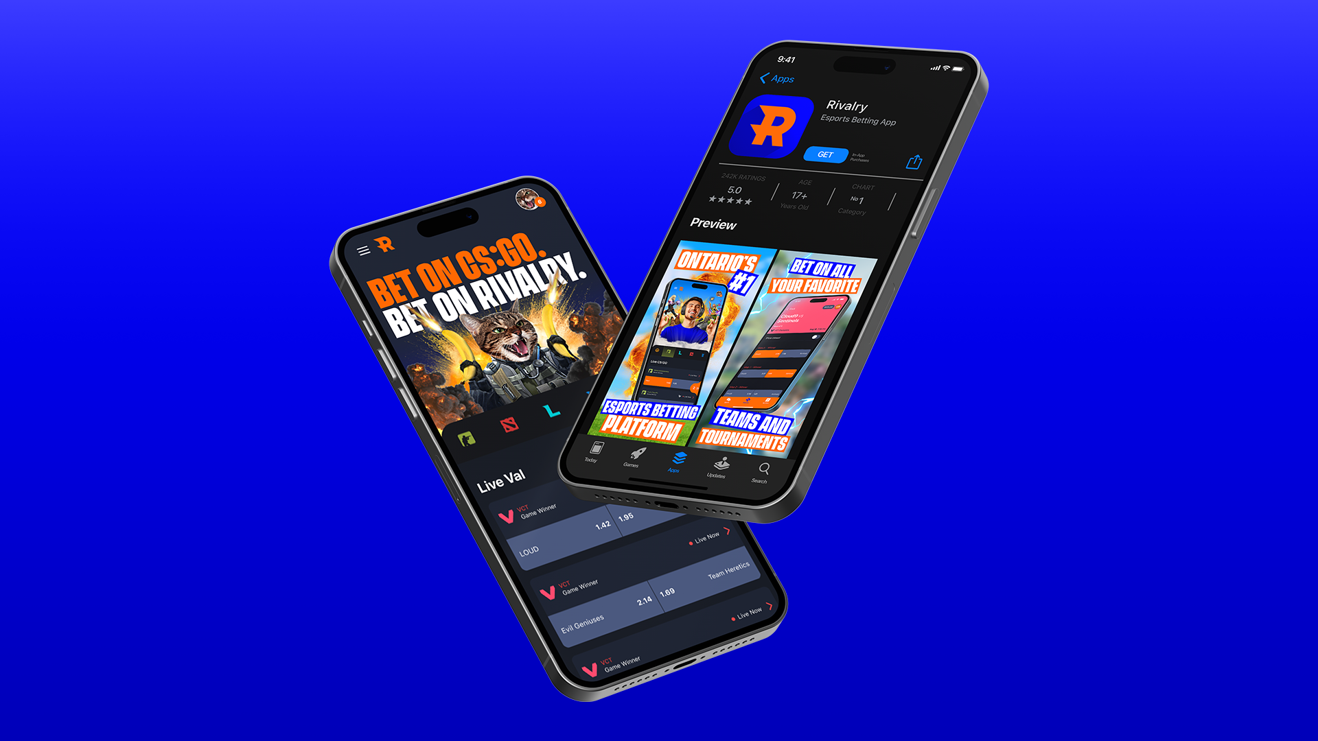 Rivalry Launches Esports Betting Mobile App in Ontario