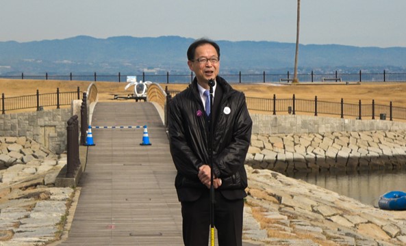 Sato Kiichiro, maire d'Oita, préfecture d'Oita, Japon