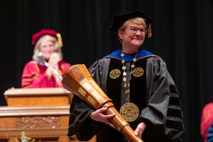 Vanessa B.  Beasley inaugurated as the 20th President of Trinity University in San Antonio