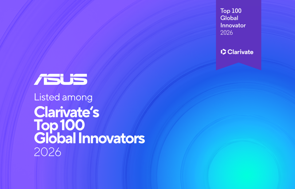 ASUS Listed Among Clarivate’s Top 100 Global Innovators 2026