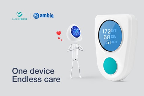 Ambiq and CardioMedive Deliver Unified Medical Cardiac Care Solution