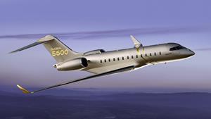 L'avion Global 5500 de Bombardier