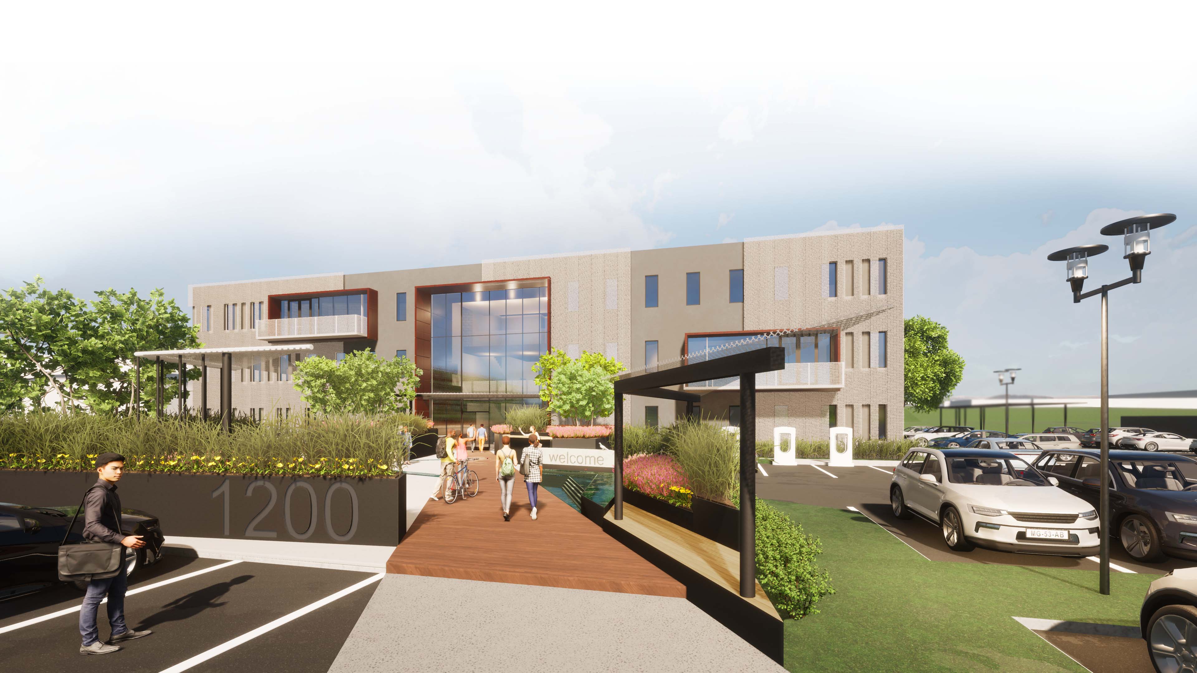 Conceptual Rendering of 1200 E. Anderson in Austin, TX