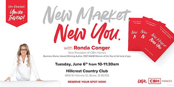 New Market. New You. an event for Realtors® designed to inspire and empower Realtors® in the ever-changing market. 
