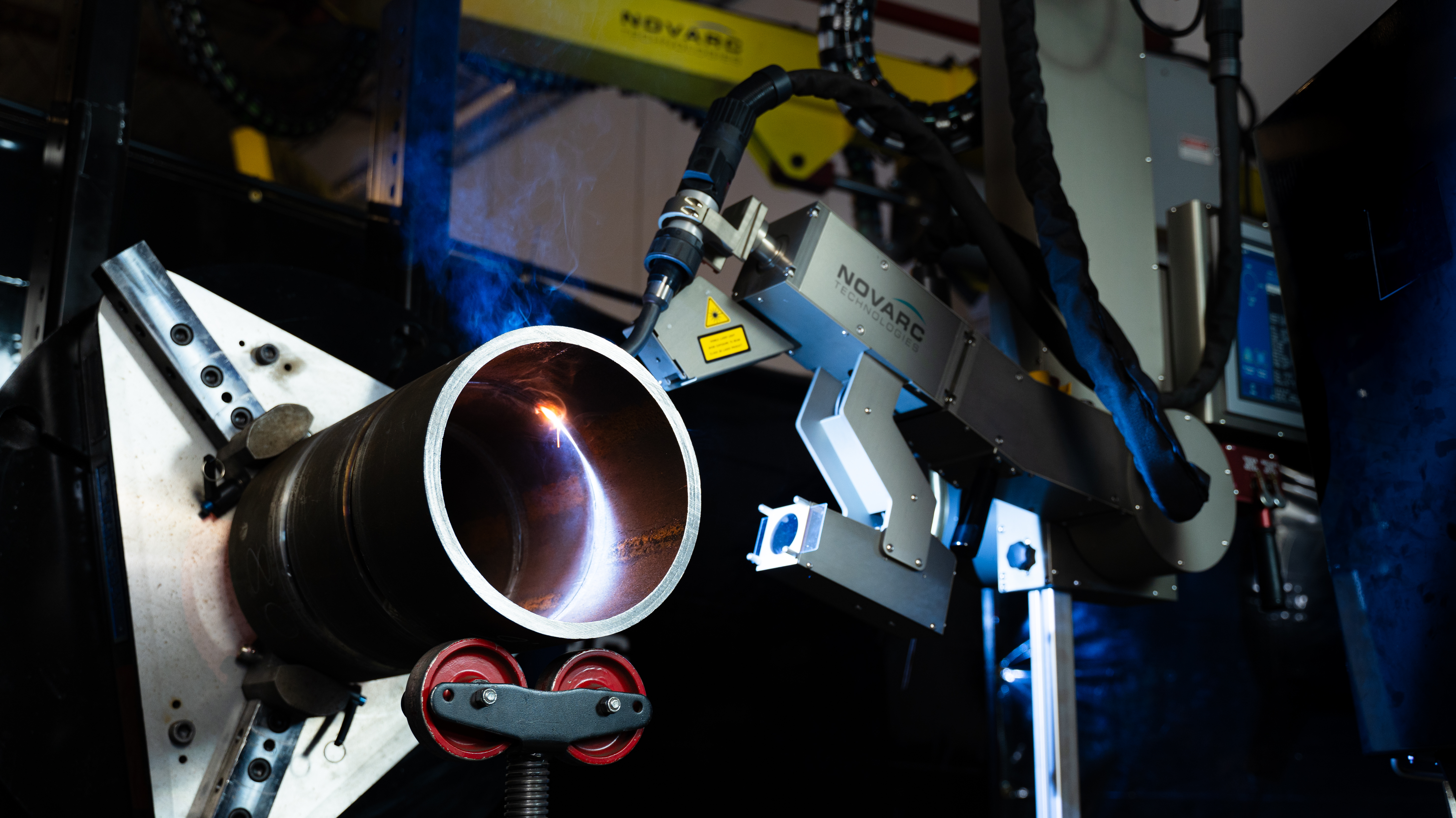 The Spool Welding Robot (SWR™) is the world’s first of its kind in pipe welding applications