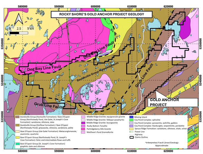 Map 6 - Project Geology