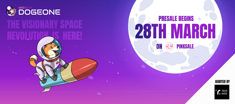 Dogeone launches its exclusive PreSale on PinkSale – March 28, 2022
