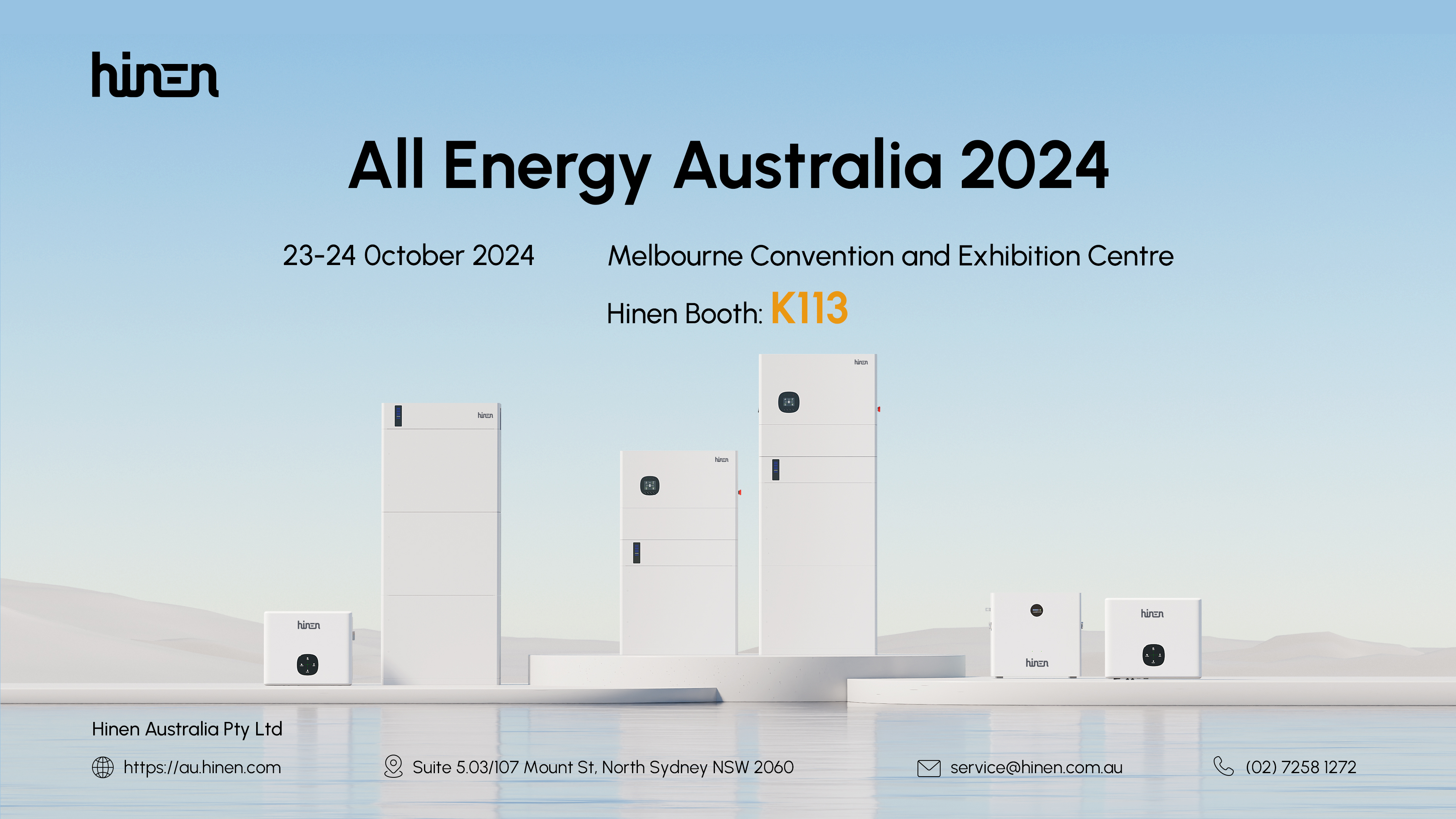 Hinen to showcase at All Energy Australia 2024