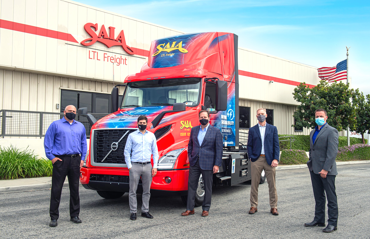 Saia LTL Freight Deploys Company’s First AllElectric