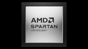 A photo of the AMD Spartan UltraScale+ FPGA 