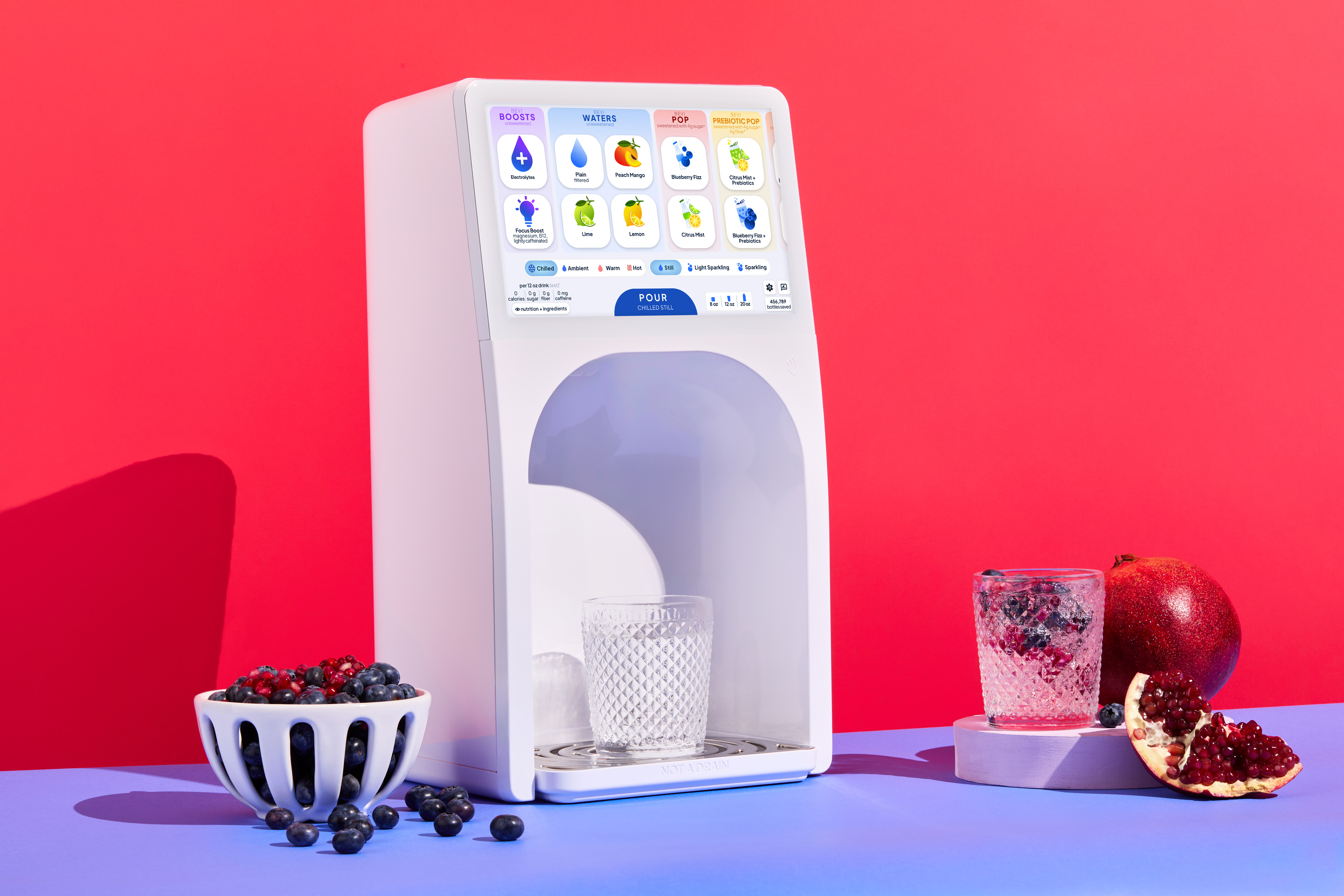 Bevi announced a brand refresh, new products that diversify Bevi’s offerings beyond water.