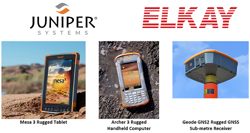 Juniper Systems Limited partners with Elkay India to bring rugged handheld computers to industries in India. 27 February 2020