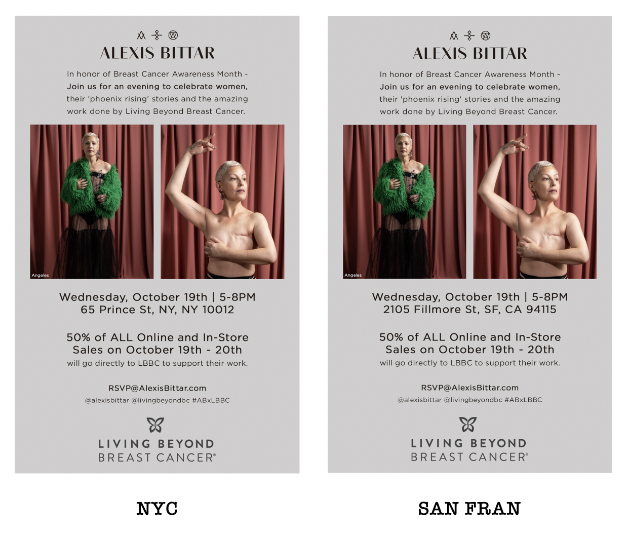 Alexis Bittar x LBBC Event Invitation & Details