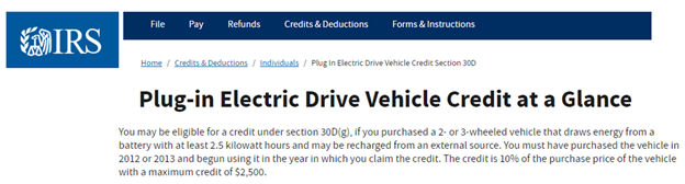 Federal Tax Credit