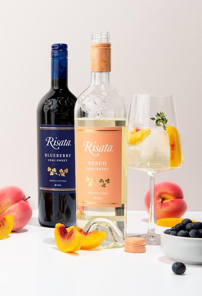 Risata Wines New Peach and Blueberry