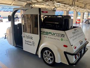 FireFly EV Roadside Assistance Vehicle with Blink Portable EV charger