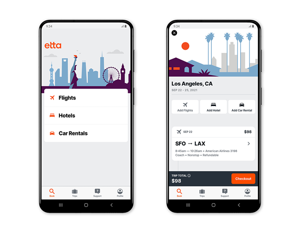 Say hello to Etta, the mobile-first, award-winning business travel booking and management software from Deem.